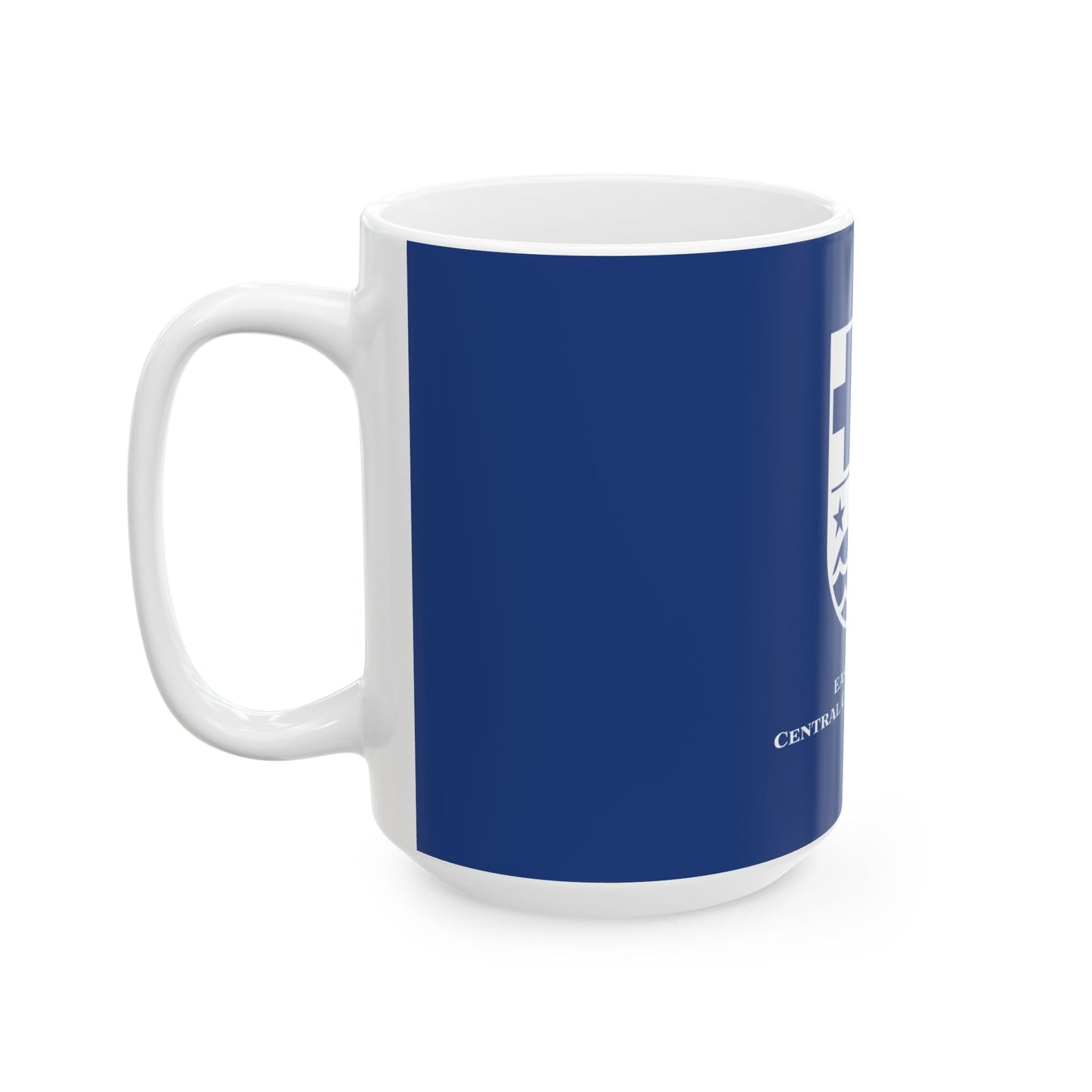East Boston Central Catholic - East Boston, MA Ceramic Mug - Blue