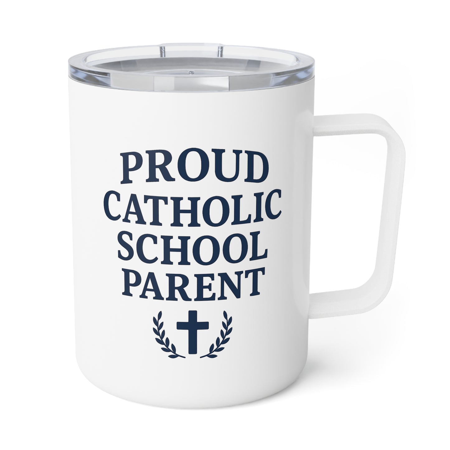 Proud Catholic School Parent Insulated Coffee Mug | 10oz