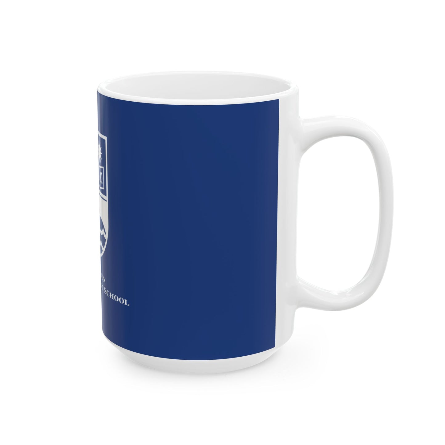 East Boston Central Catholic - East Boston, MA Ceramic Mug - Blue