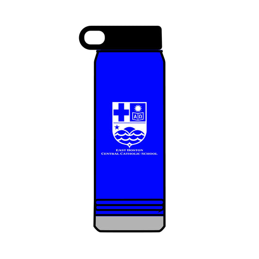 East Boston Central Catholic - East Boston, MA 32oz Insulated Water Bottle Blue