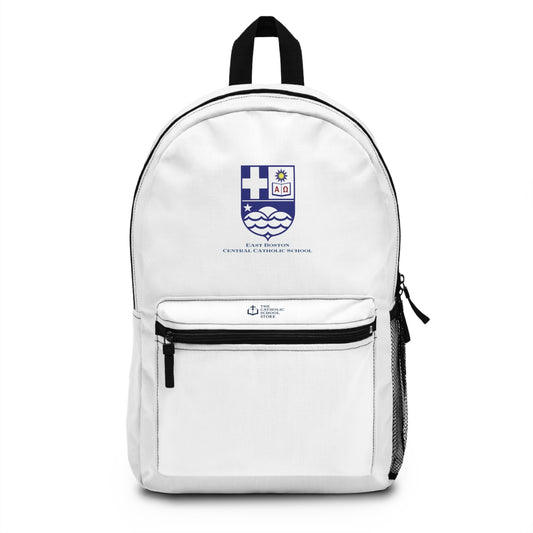 East Boston Central Catholic - East Boston, MA Backpack - White