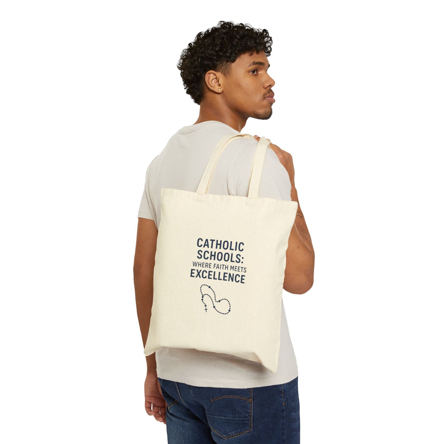 Where Faith Meets Excellence Tote Bag