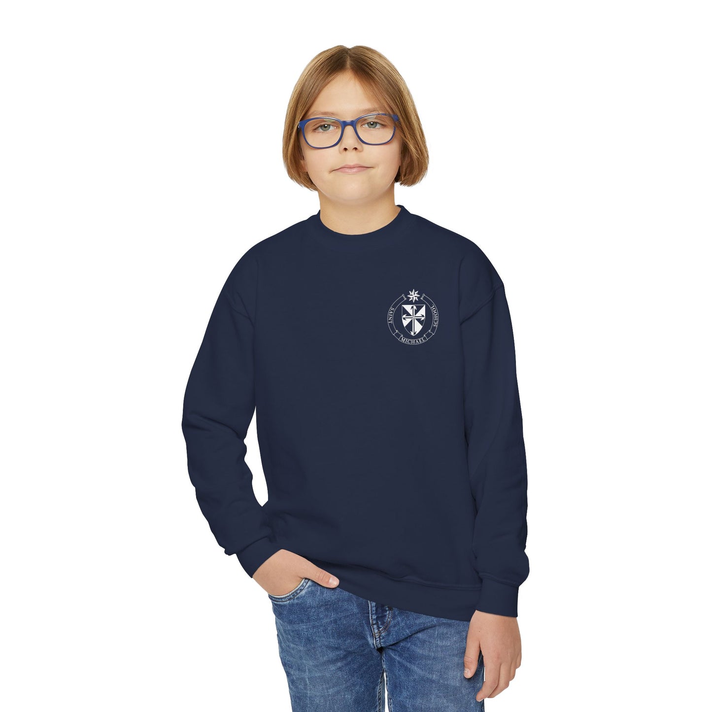 St. Michael School - Lowell, MA Crewneck Sweatshirt (Youth Sizes)