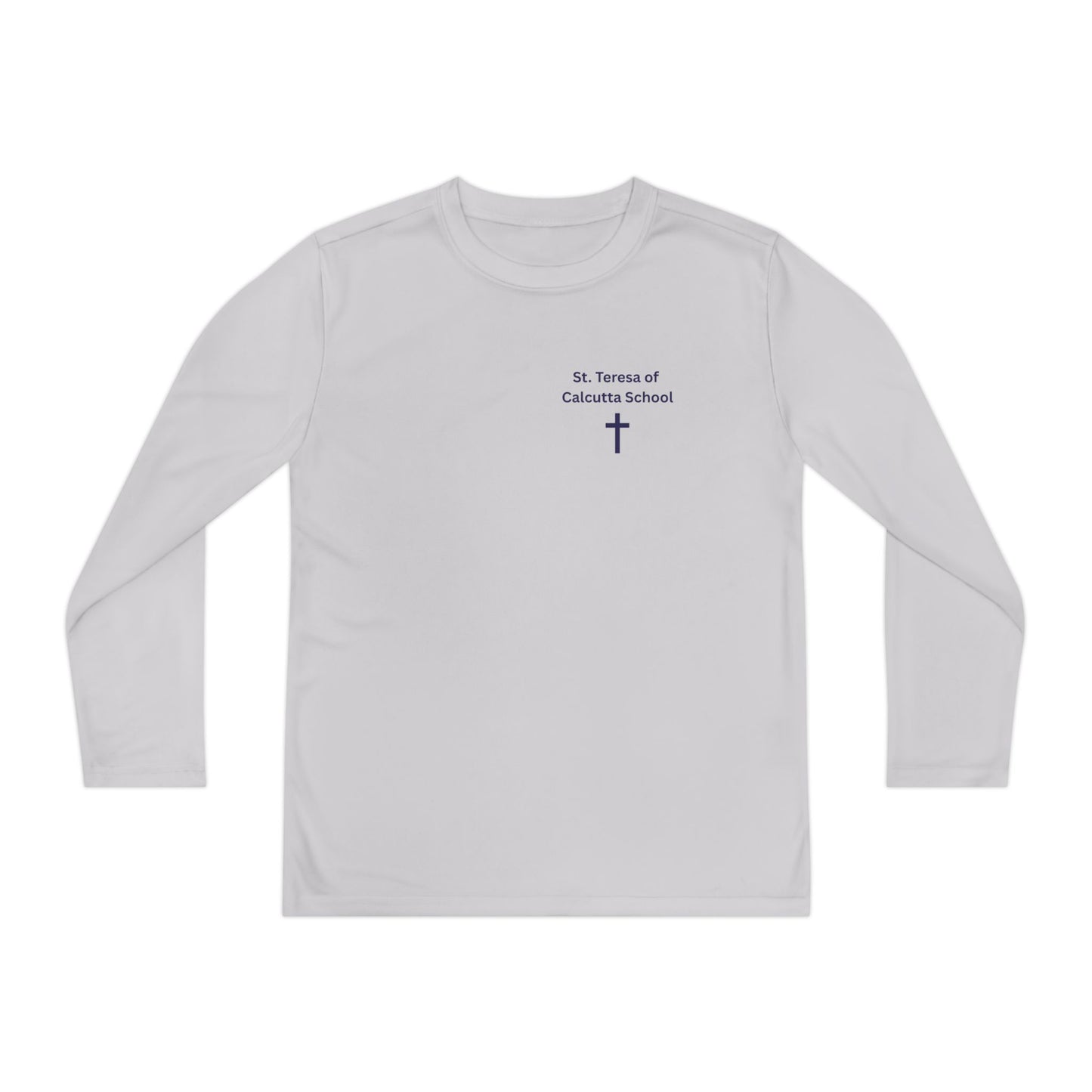 St. Teresa of Calcutta School - New Bedford, MA Athletic Tee Long Sleeve (Youth Sizes)