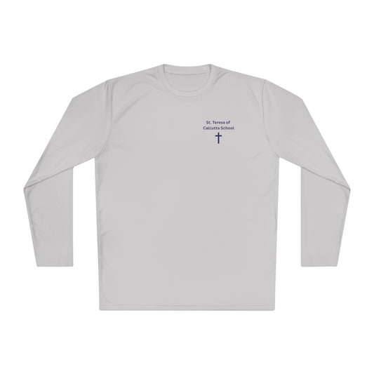 St. Teresa of Calcutta School - New Bedford, MA Athletic Tee Long Sleeve (Adult Sizes)