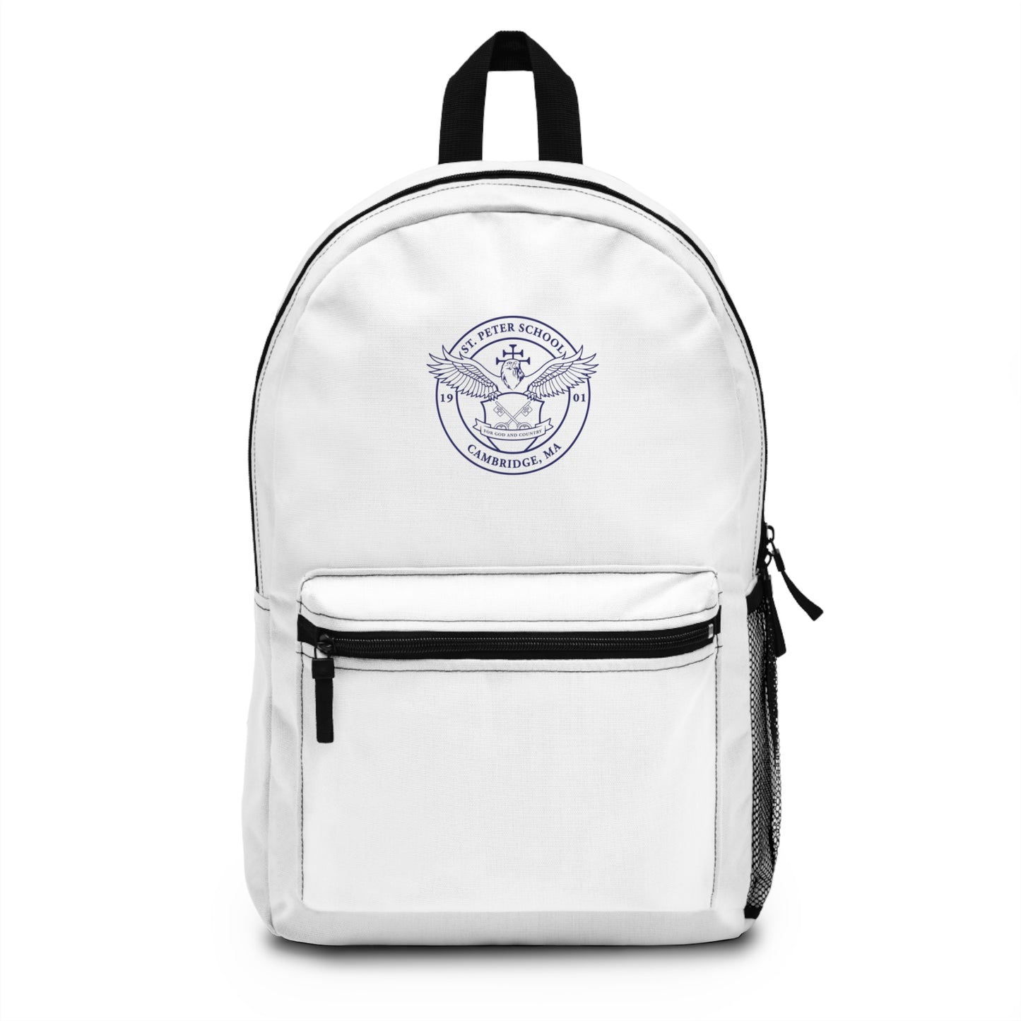 St. Peter School - Cambridge, MA Backpack - White