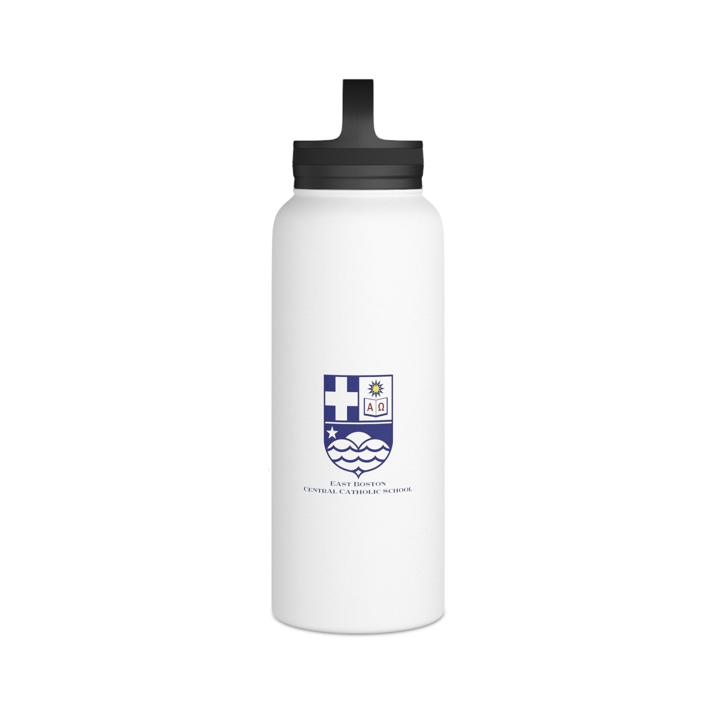 East Boston Central Catholic - East Boston, MA Water Bottle, Handle Lid