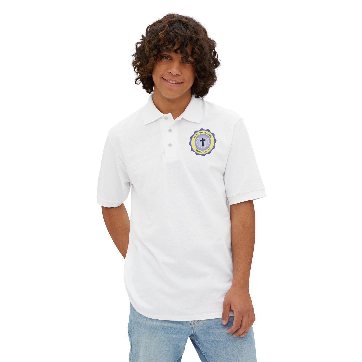 St. Thomas School - Sanford, ME Polo Shirt (Adult Sizes)
