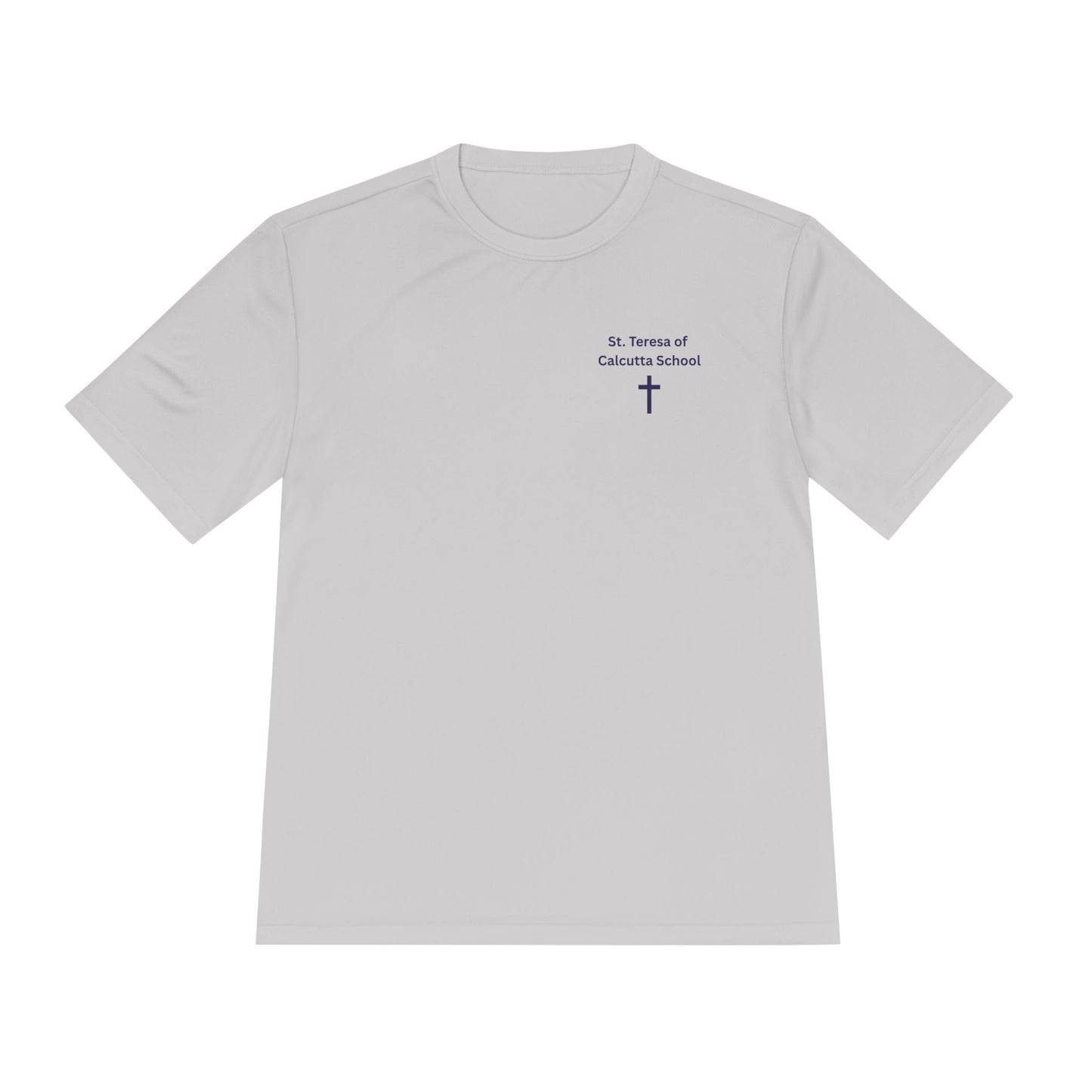 St. Teresa of Calcutta School - New Bedford, MA Athletic T-Shirt Short Sleeve (Adult Sizes)