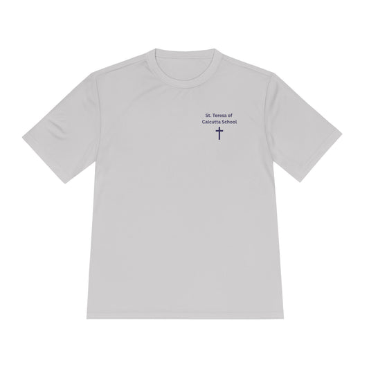 St. Teresa of Calcutta School - New Bedford, MA Athletic T-Shirt Short Sleeve (Adult Sizes)