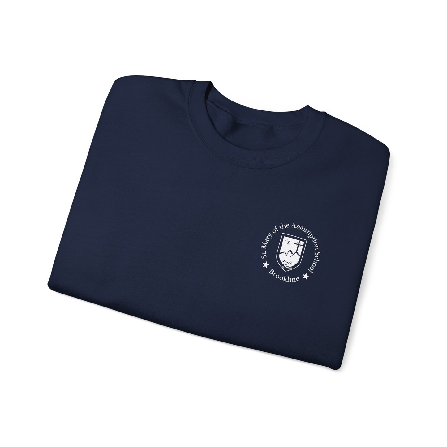 St. Mary of the Assumption School - Brookline, MA Crewneck Sweatshirt (Adult Sizes)