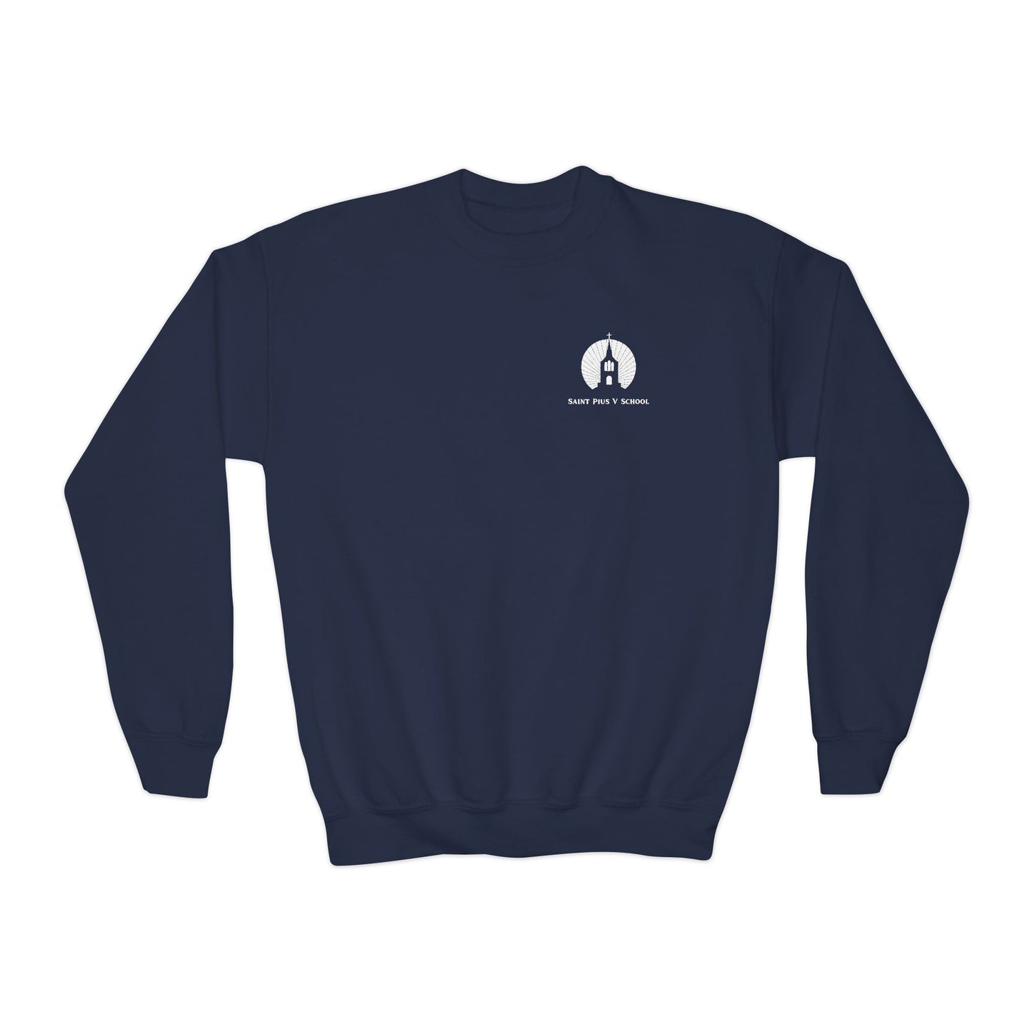 St. Pius V School - Lynn, MA Crewneck Sweatshirt (Youth Sizes)