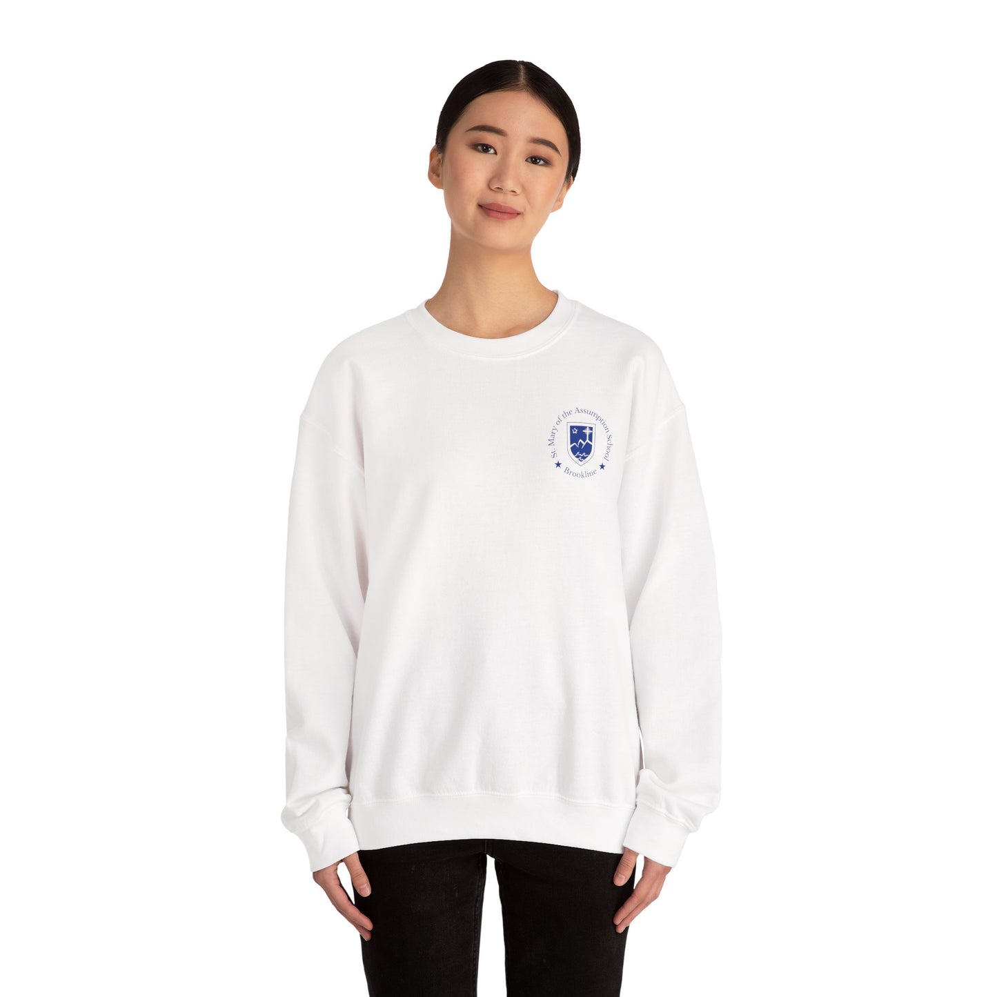 St. Mary of the Assumption School - Brookline, MA Crewneck Sweatshirt (Adult Sizes)