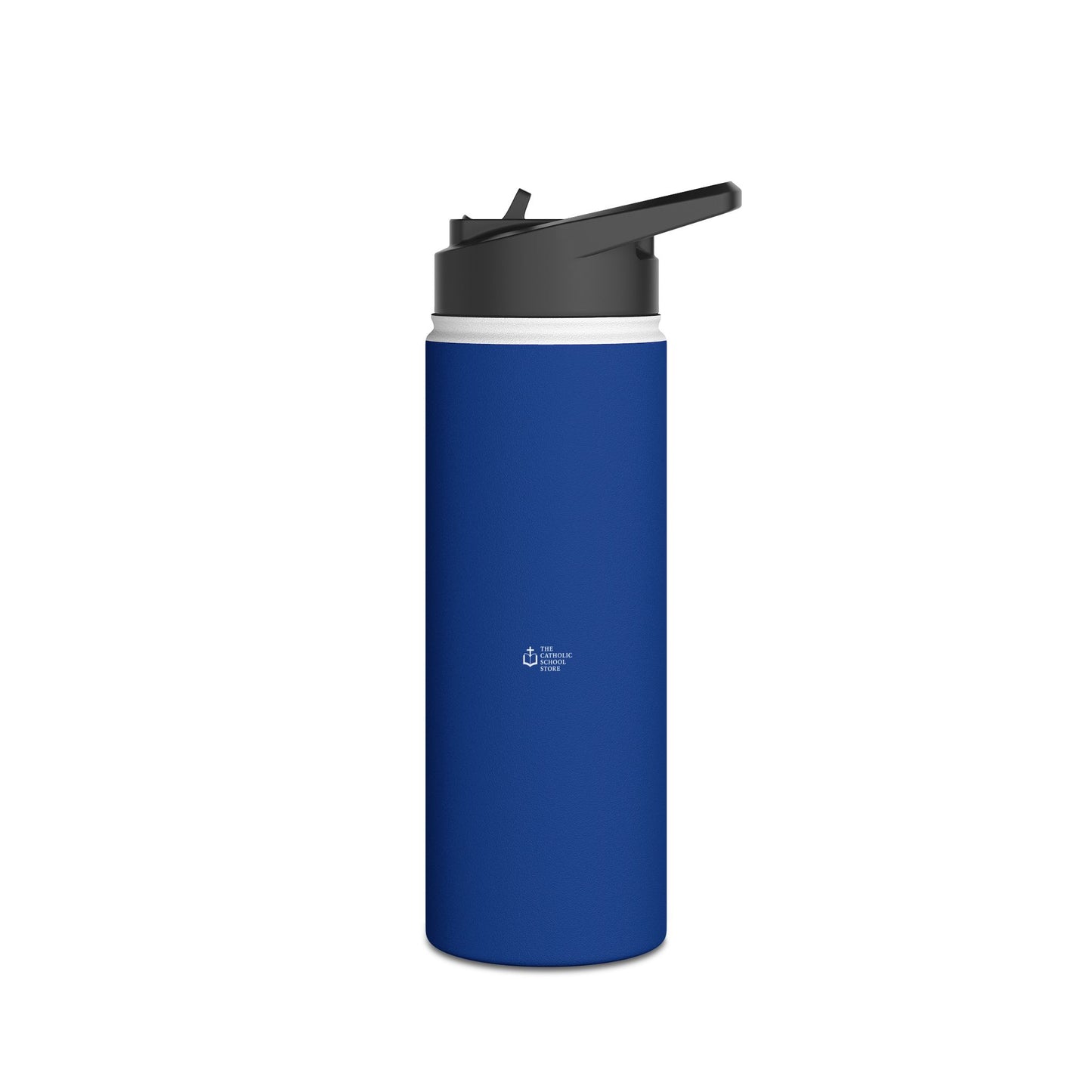 East Boston Central Catholic - East Boston, MA Water Bottle, Standard Lid - Blue
