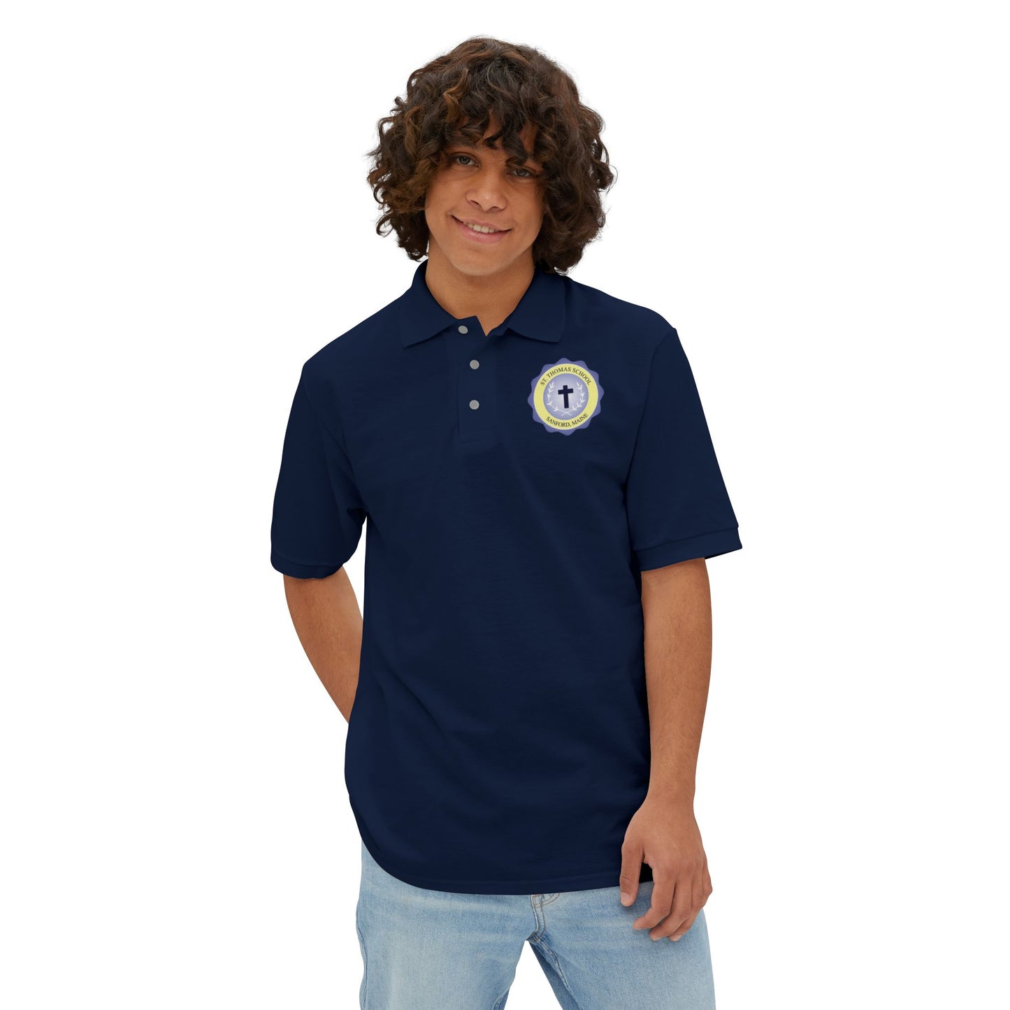 St. Thomas School - Sanford, ME Polo Shirt (Adult Sizes)