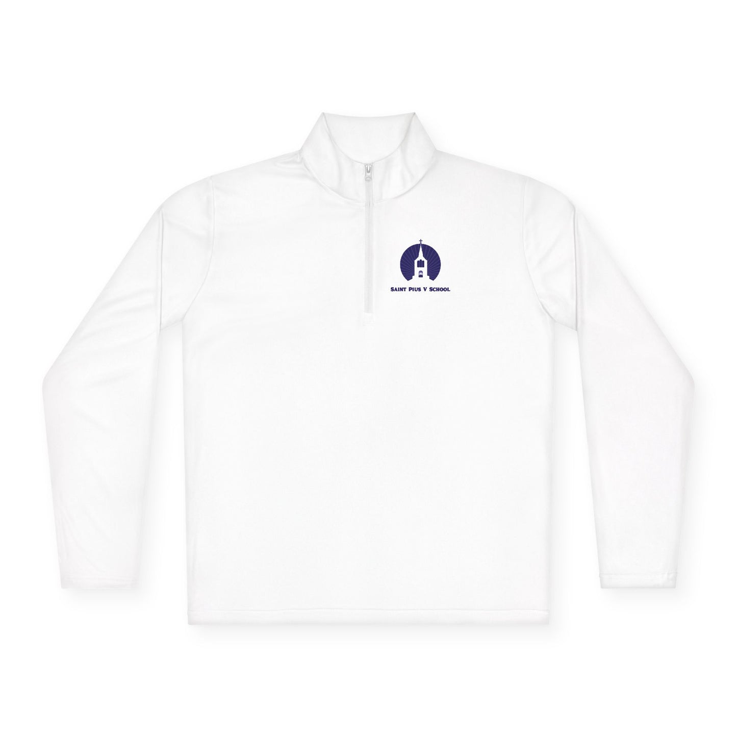 St. Pius V School - Lynn, MA Quarter-Zip Pullover (Adult Sizes)