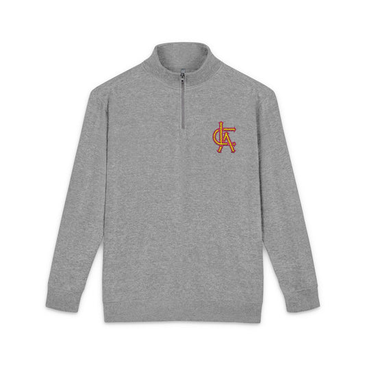 LCA - Lawrence, MA Quarter-Zip FLEECE Pullover - EMBROIDERED Monogram (Adult Sizes)