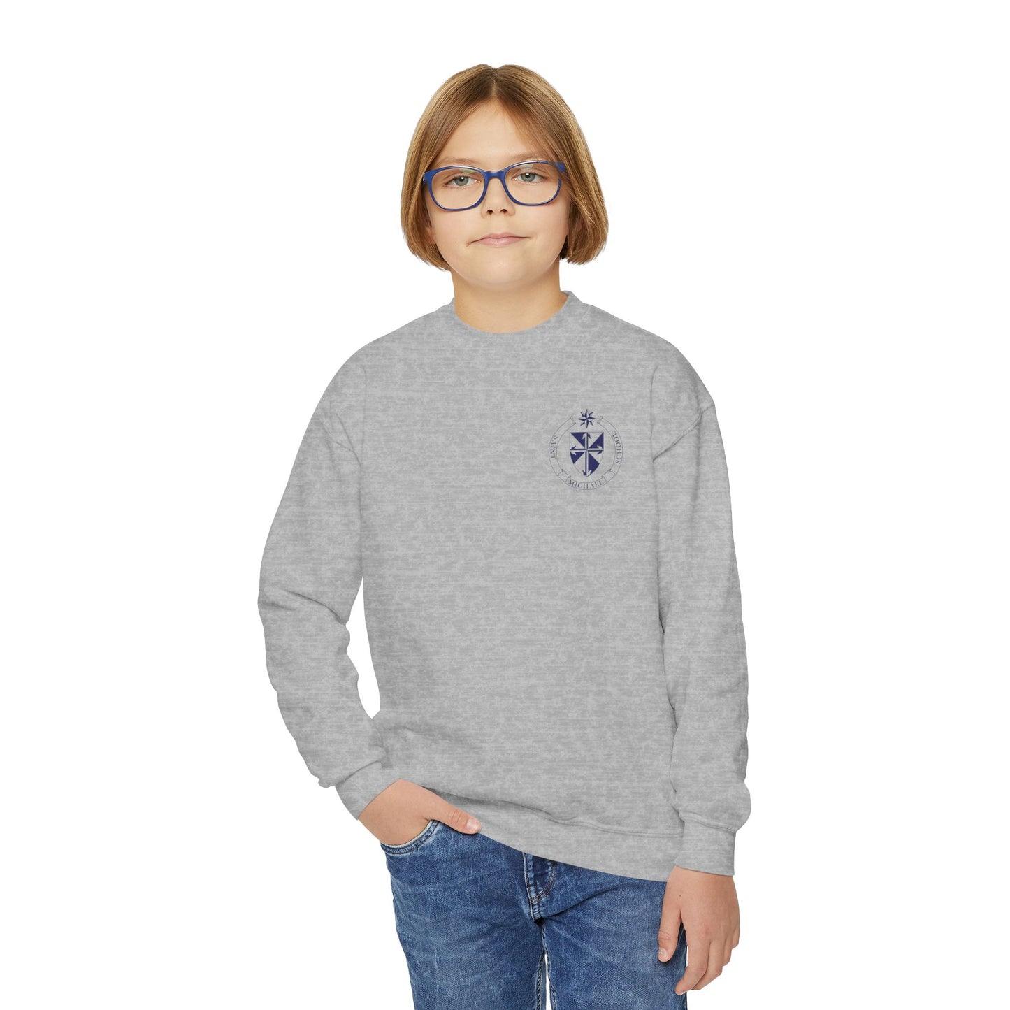 St. Michael School - Lowell, MA Crewneck Sweatshirt (Youth Sizes)