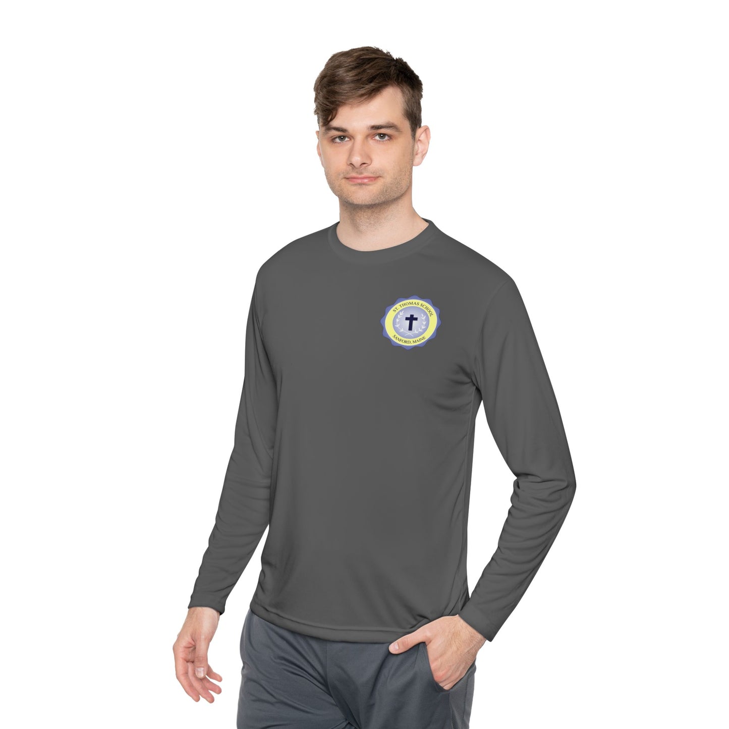 St. Thomas School - Sanford, ME Athletic Tee Long Sleeve (Adult Sizes)