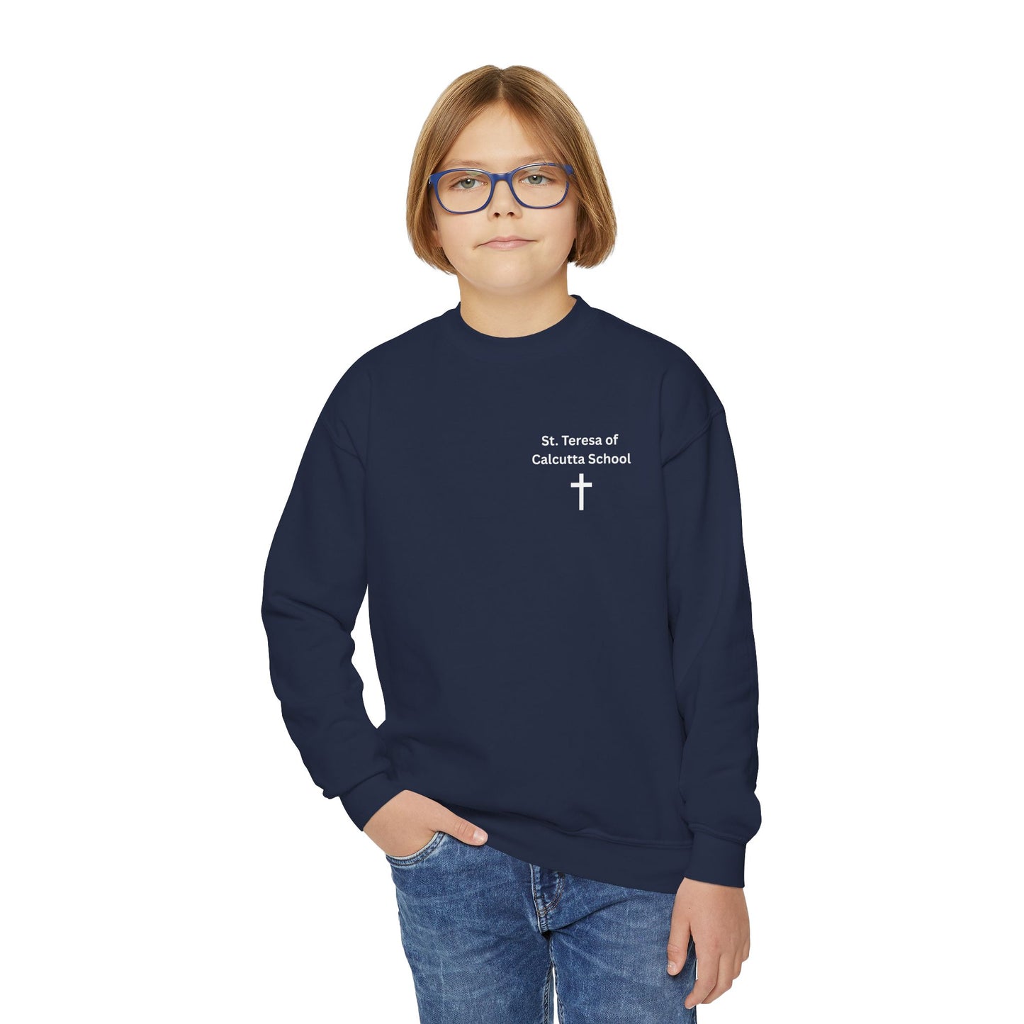 St. Teresa of Calcutta School - New Bedford, MA Crewneck Sweatshirt (Youth Sizes)