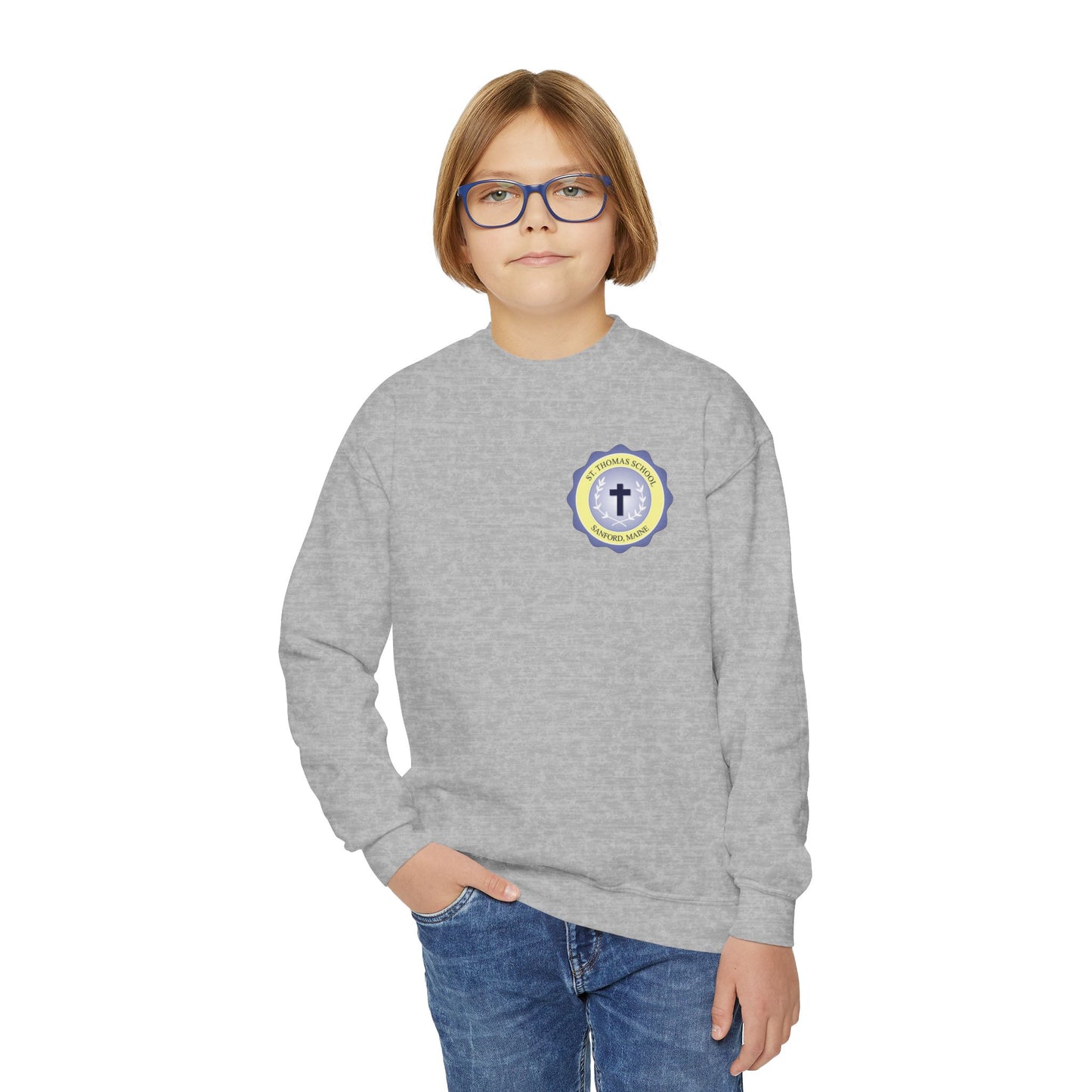 St. Thomas School - Sanford, ME Crewneck Sweatshirt (Youth Sizes)