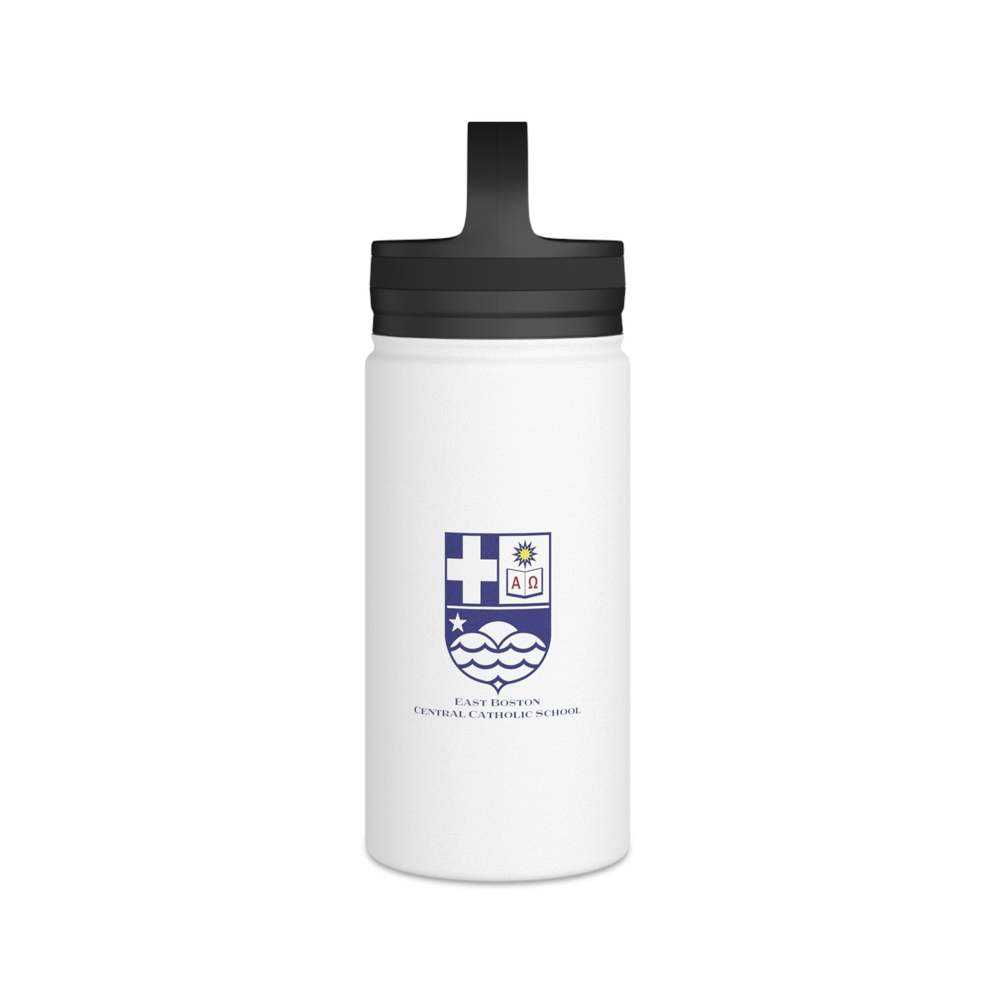 East Boston Central Catholic - East Boston, MA Water Bottle, Handle Lid