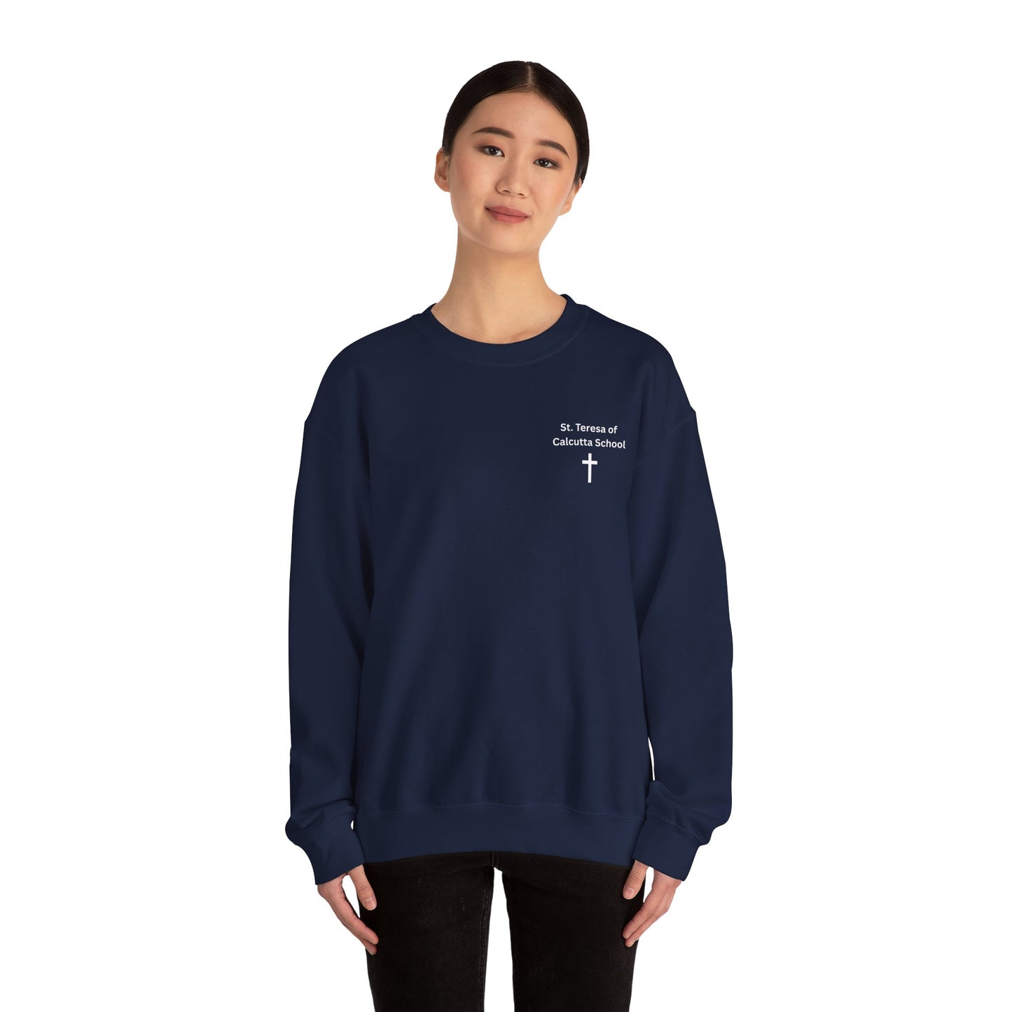 St. Teresa of Calcutta School - New Bedford, MA Crewneck Sweatshirt (Adult Sizes)