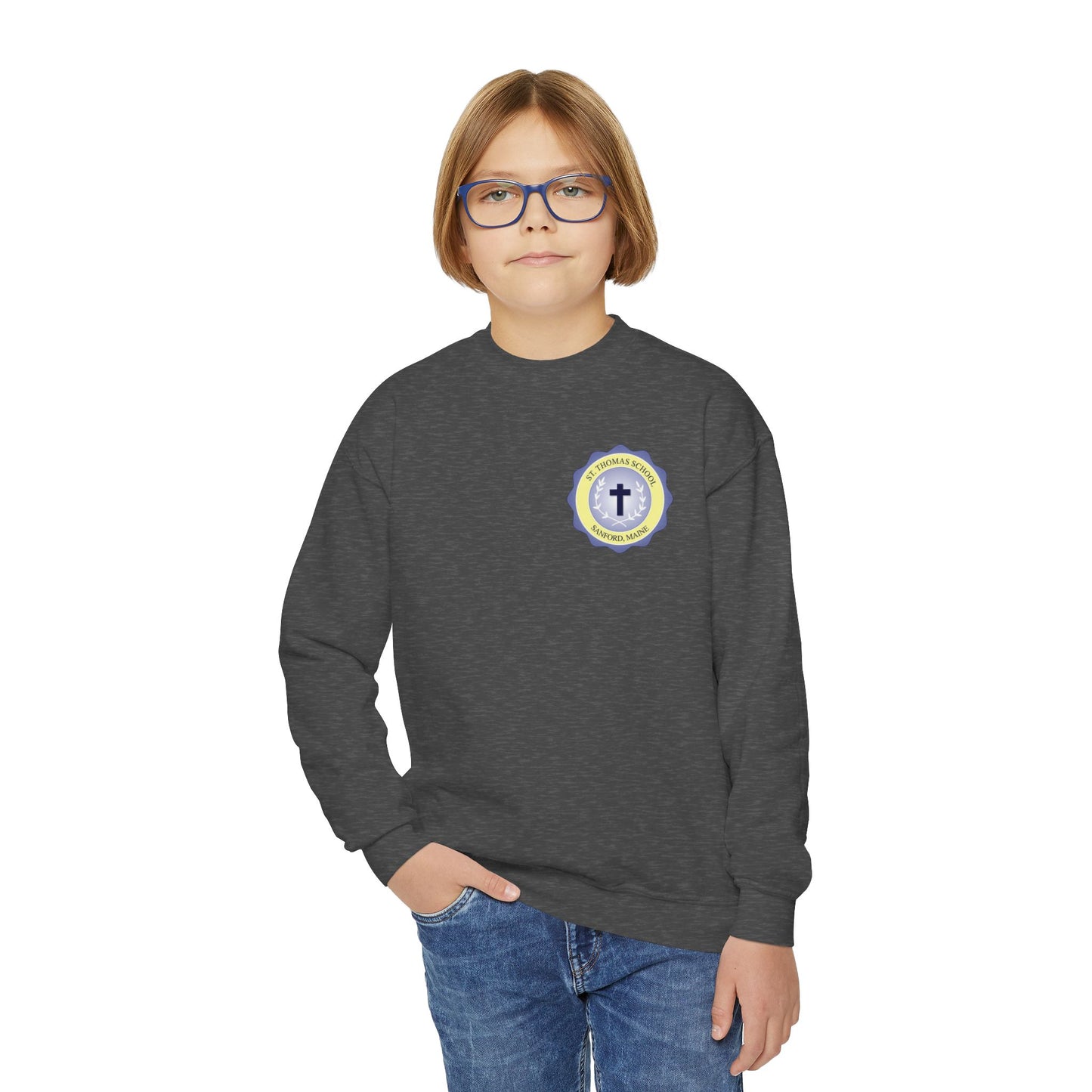 St. Thomas School - Sanford, ME Crewneck Sweatshirt (Youth Sizes)