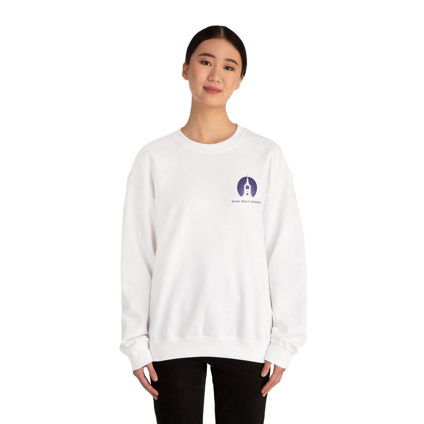 St. Pius V School - Lynn, MA Crewneck Sweatshirt (Adult Sizes)