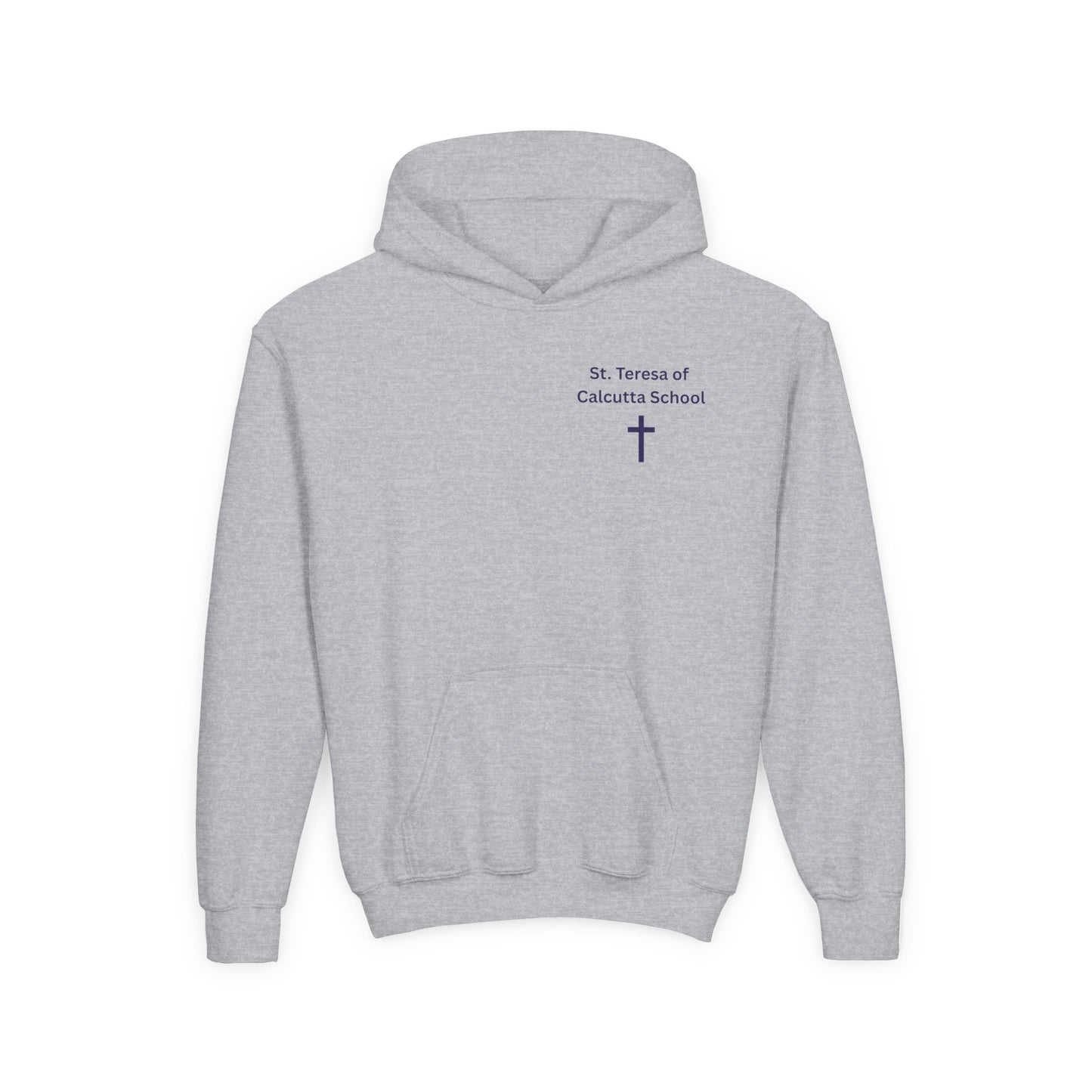 St. Teresa of Calcutta School - New Bedford, MA Hoodie w/ Athletic Logo (Youth Sizes)
