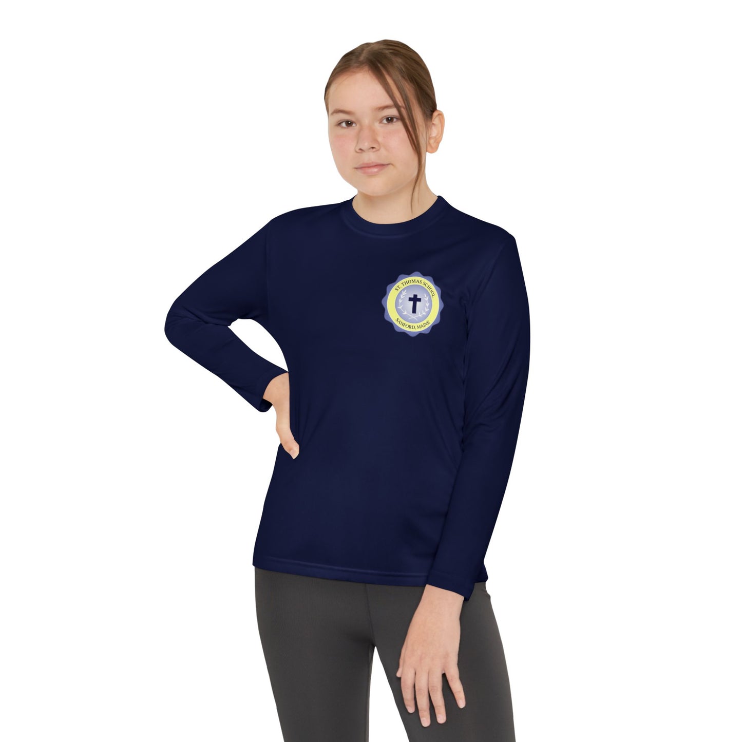 St. Thomas School - Sanford, ME Athletic Tee Long Sleeve (Youth Sizes)