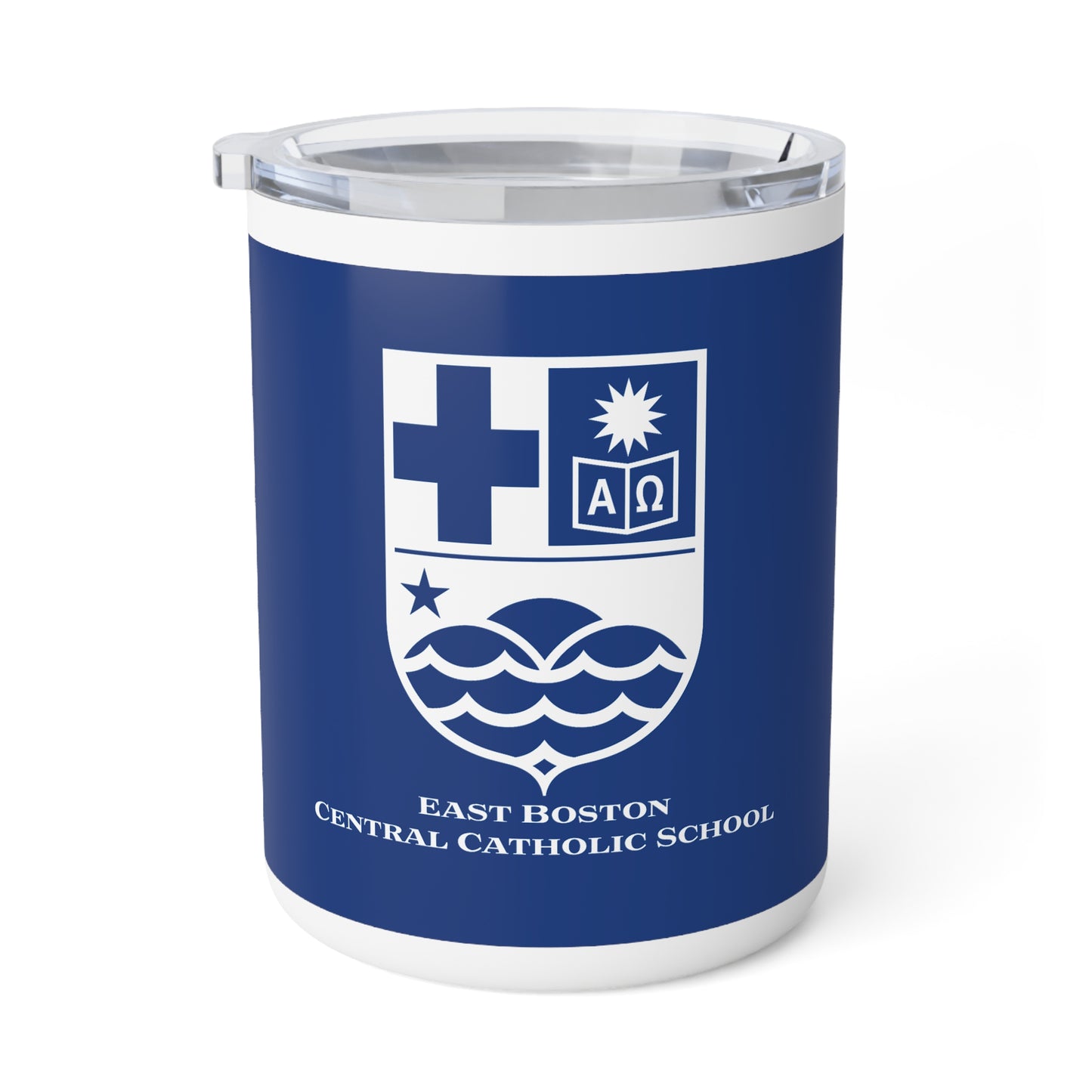East Boston Central Catholic - East Boston, MA Insulated Coffee Mug | 10oz - Blue