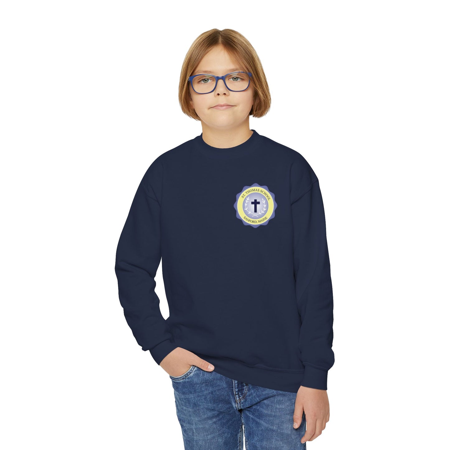 St. Thomas School - Sanford, ME Crewneck Sweatshirt (Youth Sizes)