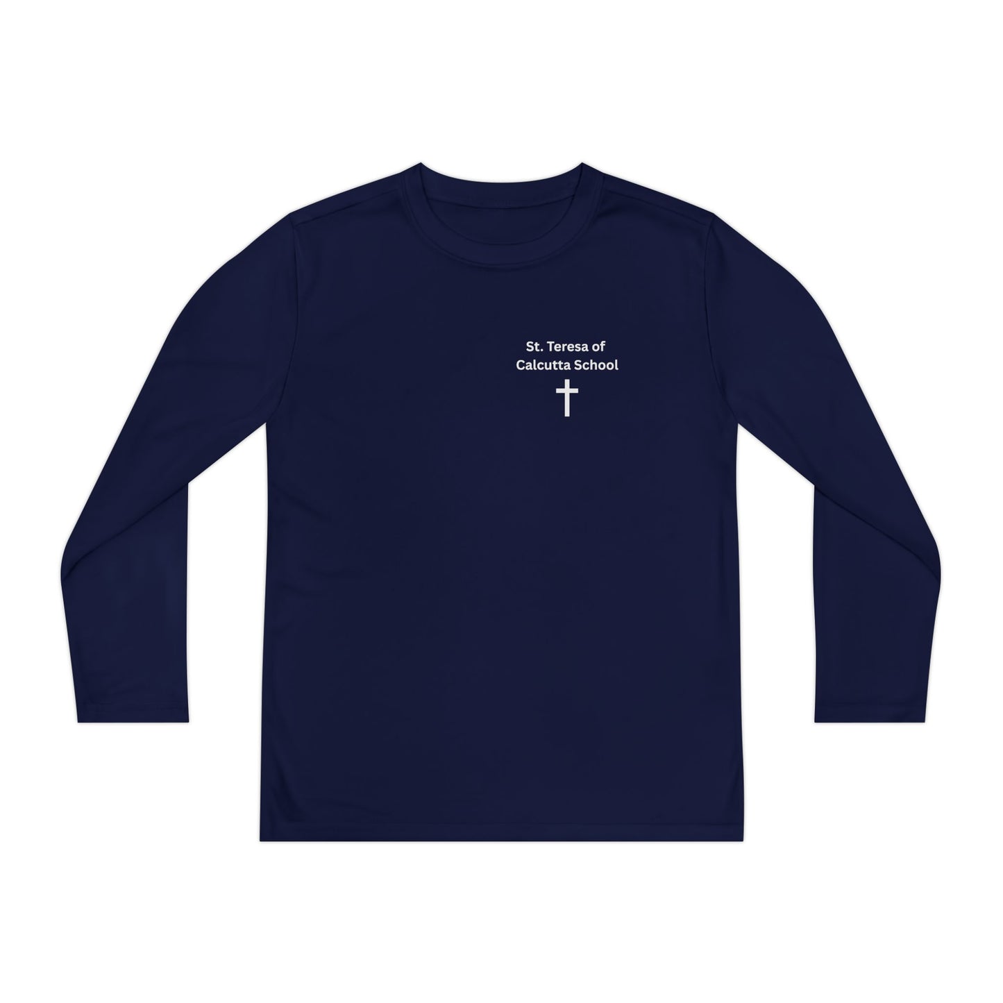 St. Teresa of Calcutta School - New Bedford, MA Athletic Tee Long Sleeve (Youth Sizes)