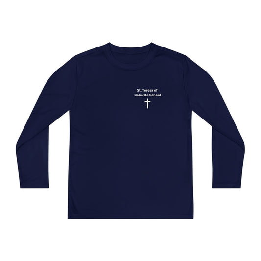 St. Teresa of Calcutta School - New Bedford, MA Athletic Tee Long Sleeve (Youth Sizes)