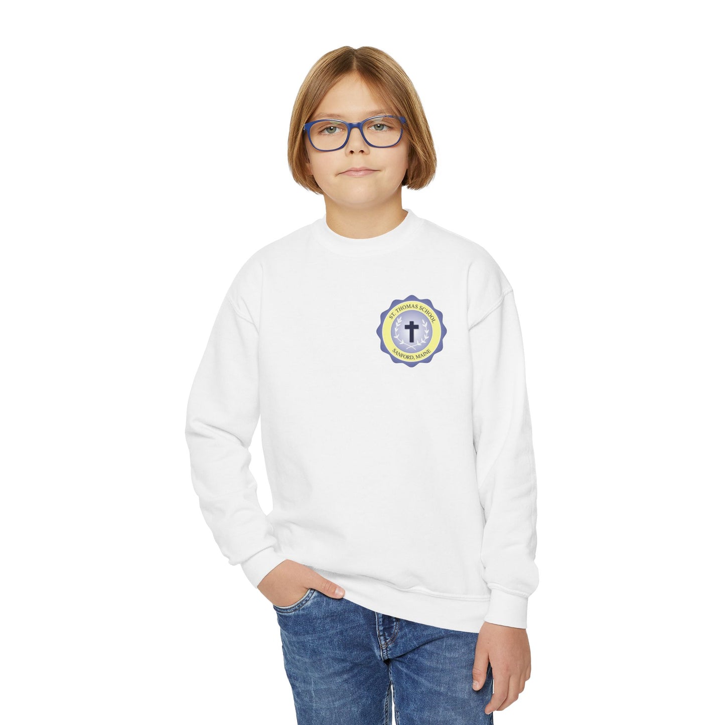 St. Thomas School - Sanford, ME Crewneck Sweatshirt (Youth Sizes)