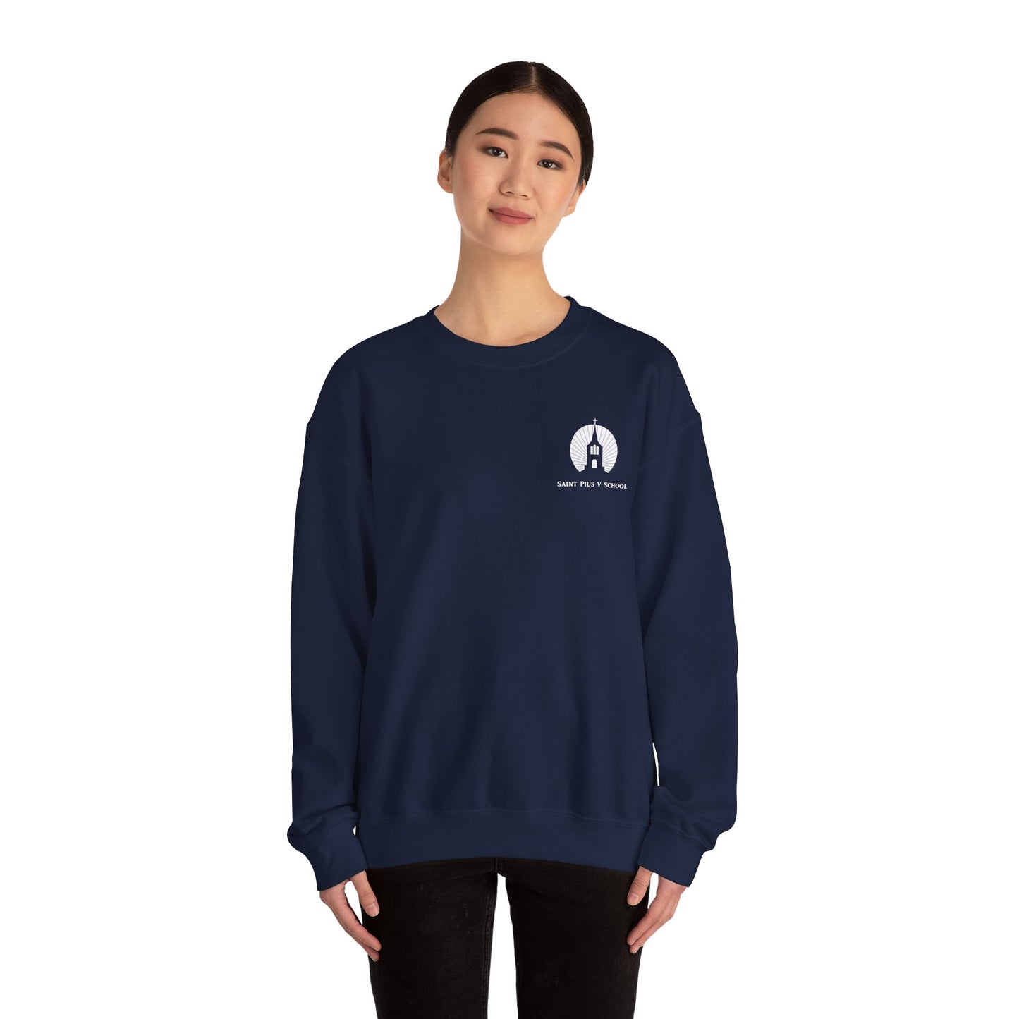 St. Pius V School - Lynn, MA Crewneck Sweatshirt (Adult Sizes)