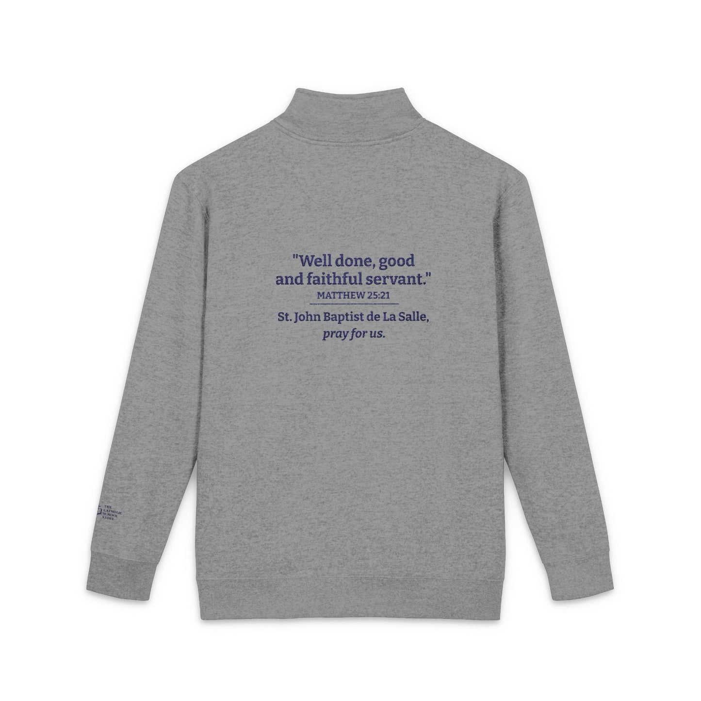 Fleece Pullover for Teacher Appreciation - "Well done..." (Embroidery - Adult Sizes)