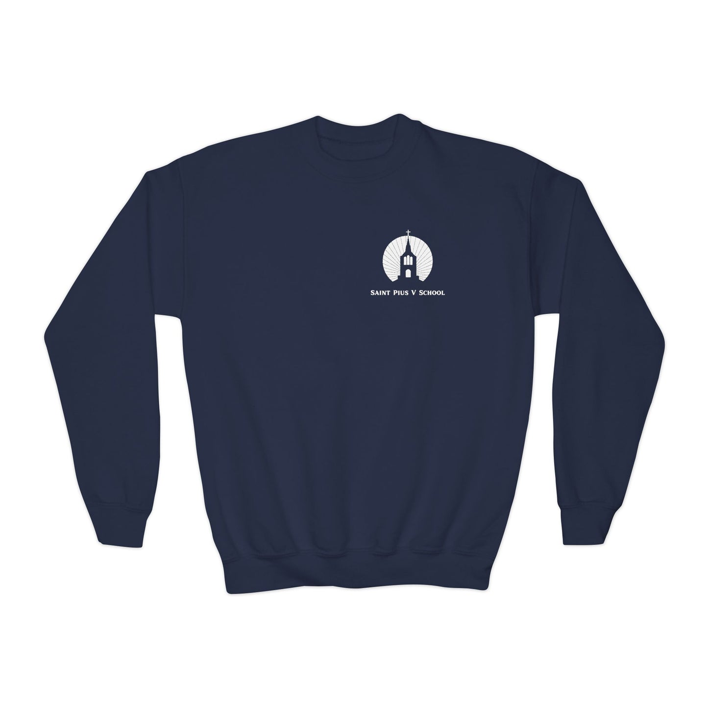 St. Pius V School - Lynn, MA Crewneck Sweatshirt (Youth Sizes)