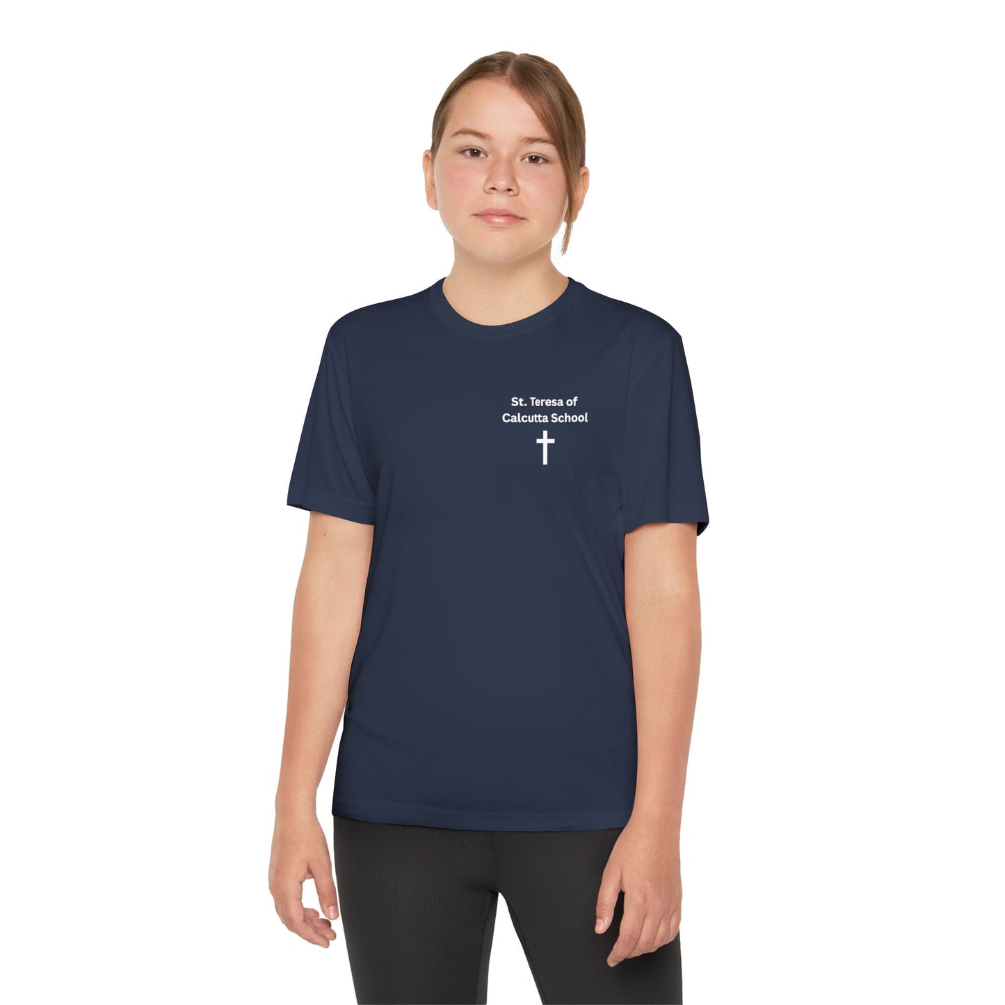 St. Teresa of Calcutta School - New Bedford, MA Athletic T-Shirt Short Sleeve (Youth Sizes)