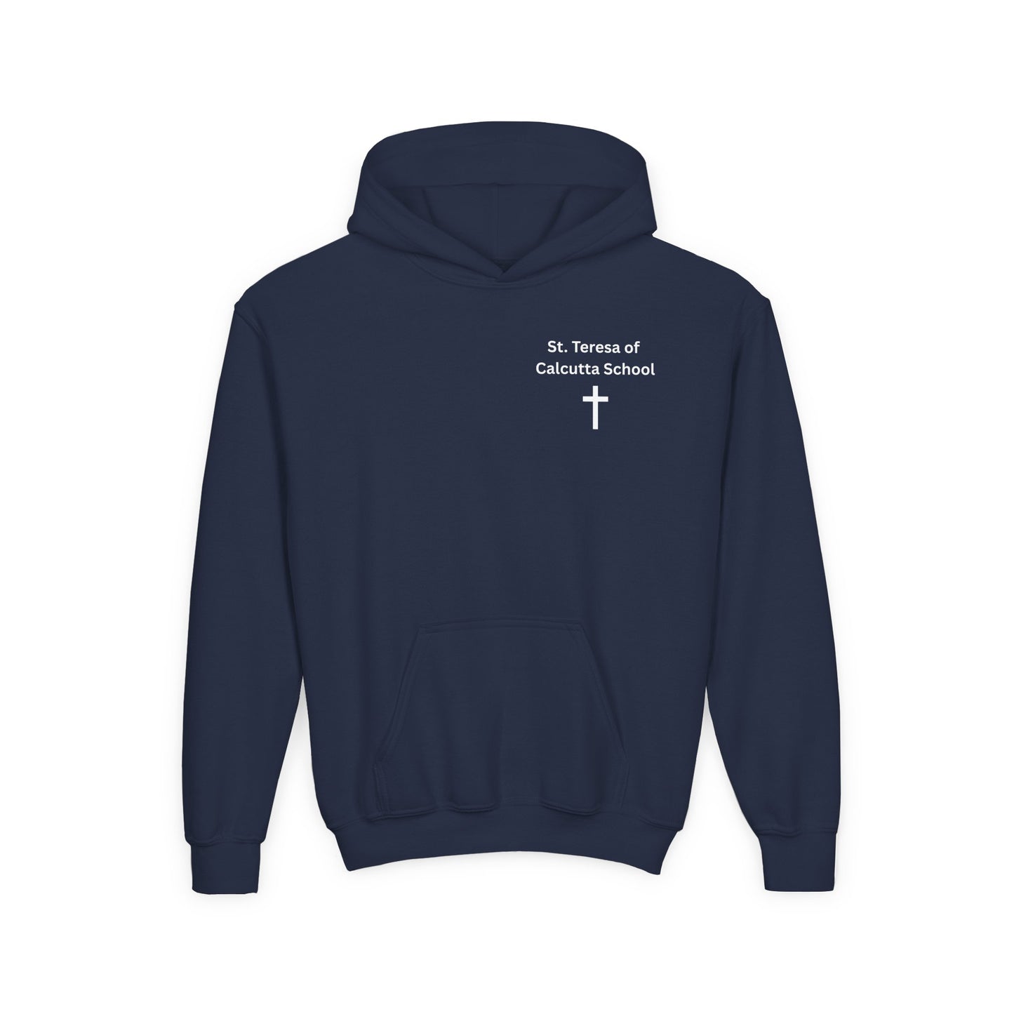 St. Teresa of Calcutta School - New Bedford, MA Hoodie w/ Athletic Logo (Youth Sizes)