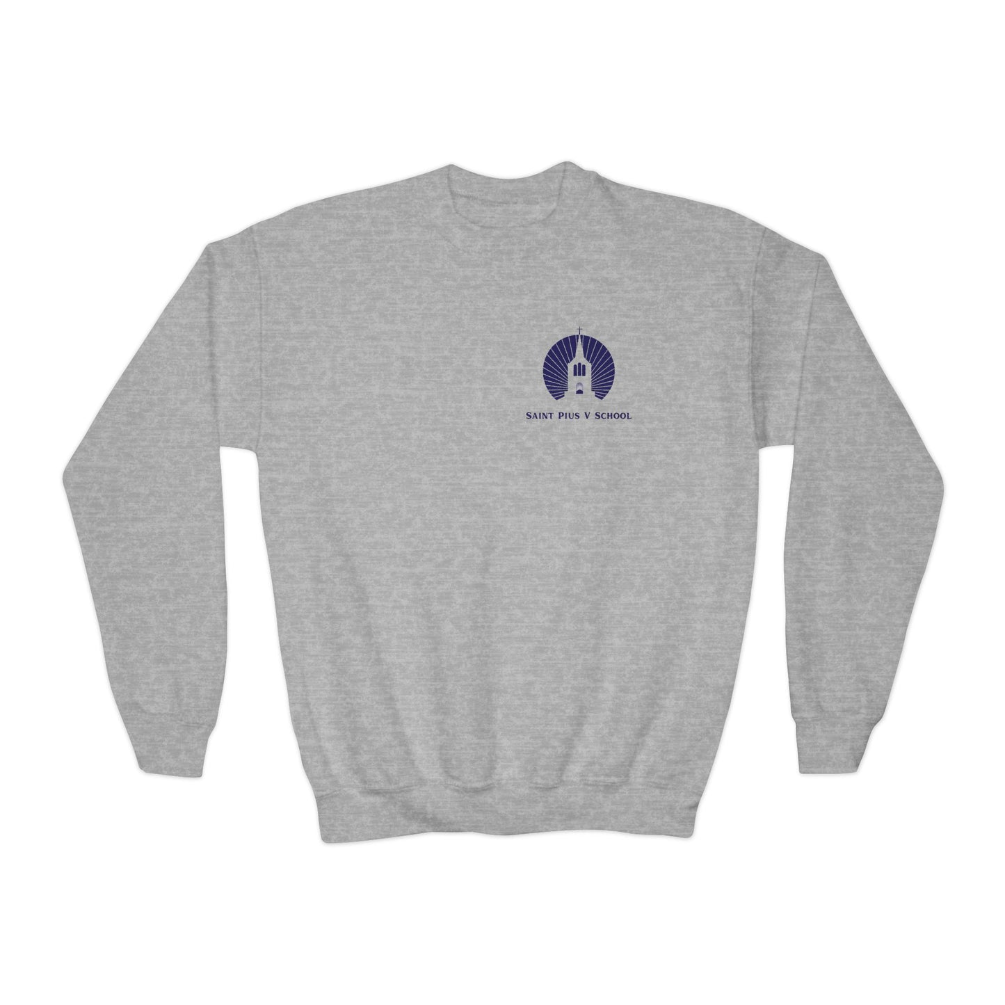 St. Pius V School - Lynn, MA Crewneck Sweatshirt (Youth Sizes)