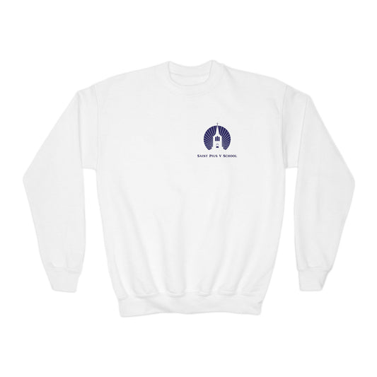 St. Pius V School - Lynn, MA Crewneck Sweatshirt (Youth Sizes)